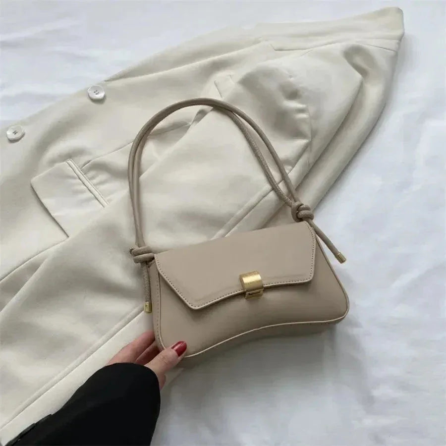 Sac à Main Femme Tendance – Sac Bandoulière Retro avec Appliques, Sac Crossbody Mini, Sac Sous l'Aisselle Élégant - Justyol