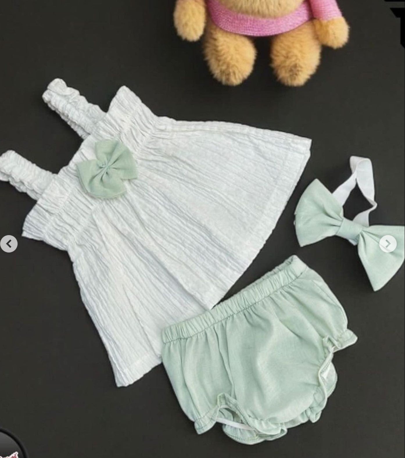 Almira Bürümcük Gipeli Bandana Set - Justyol