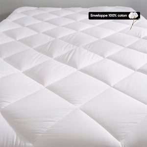Surmatelas premium - Design drap-housse avec bande élastique Maison good and well