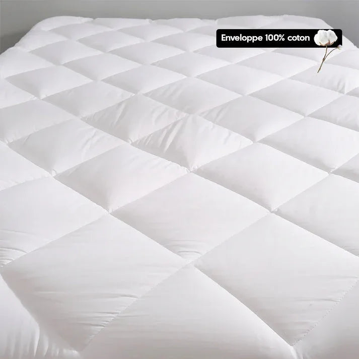 Surmatelas premium - Design drap-housse avec bande élastique