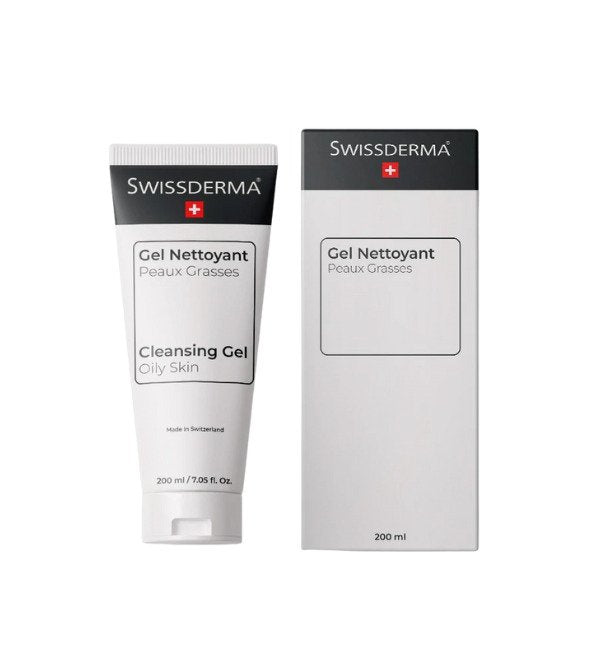Swissderma Gel Nettoyant Peux Grasses 200ml