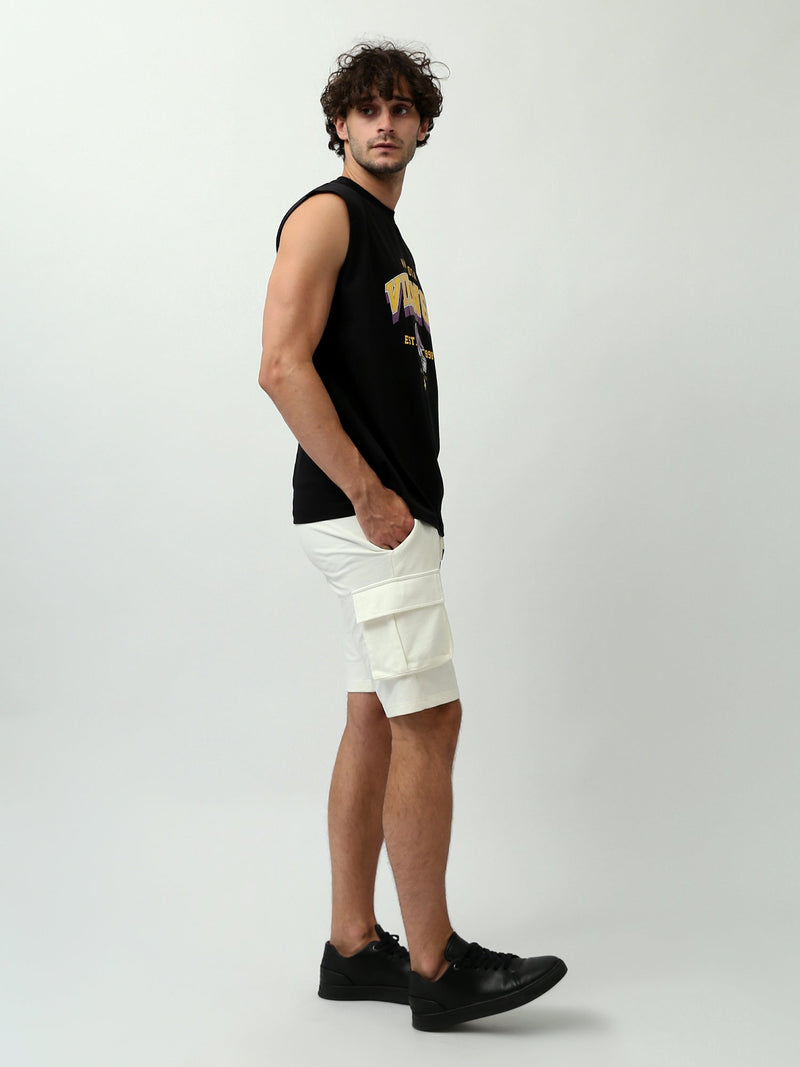 Débardeur homme sans manches à coupe ample, avec imprimé sportif moderne – TNK24SPRO20245TM1