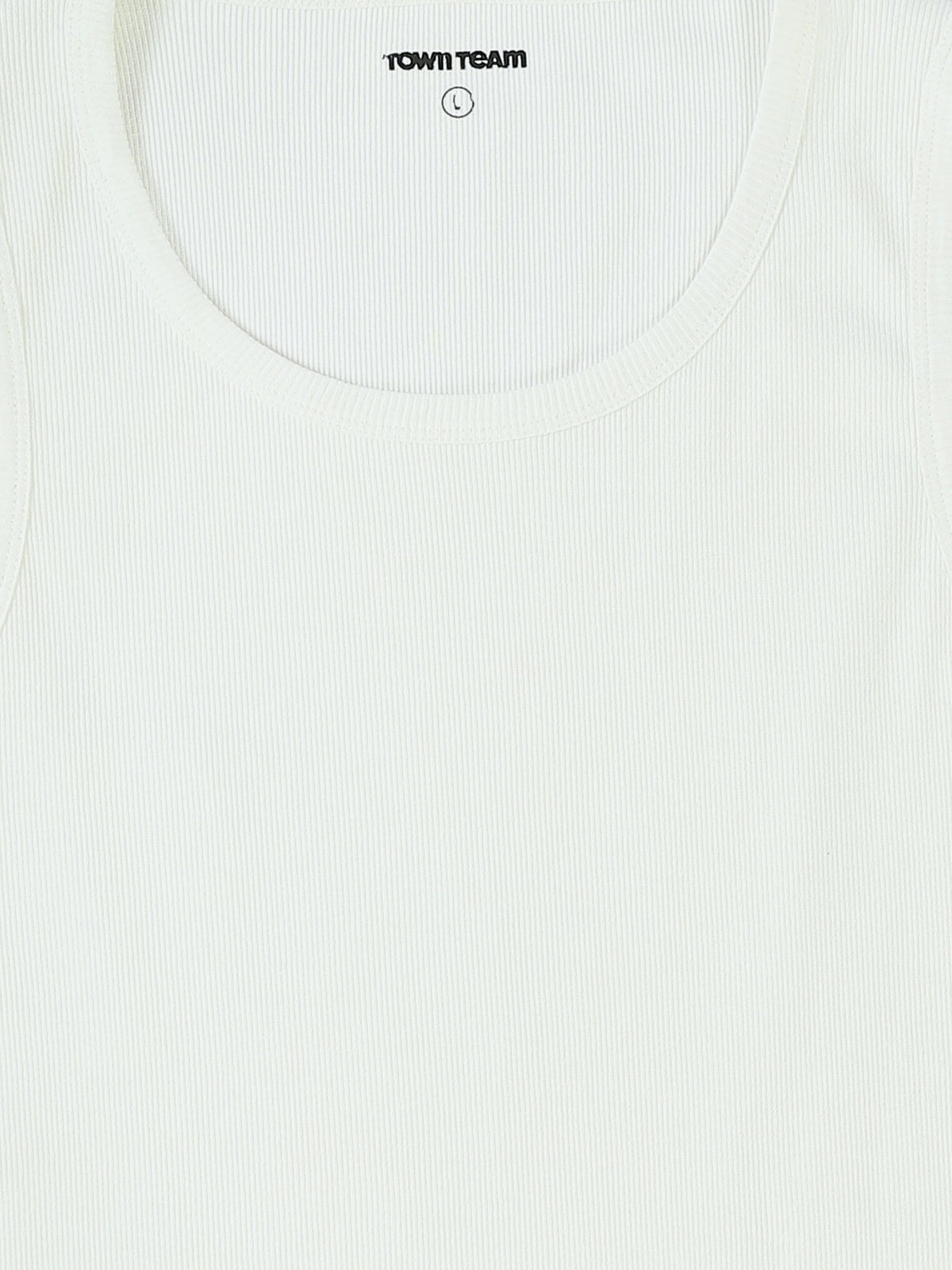 Débardeur Homme Regular Fit à Col Rond en Maille Côtelée - TNK26S20800001TM1
