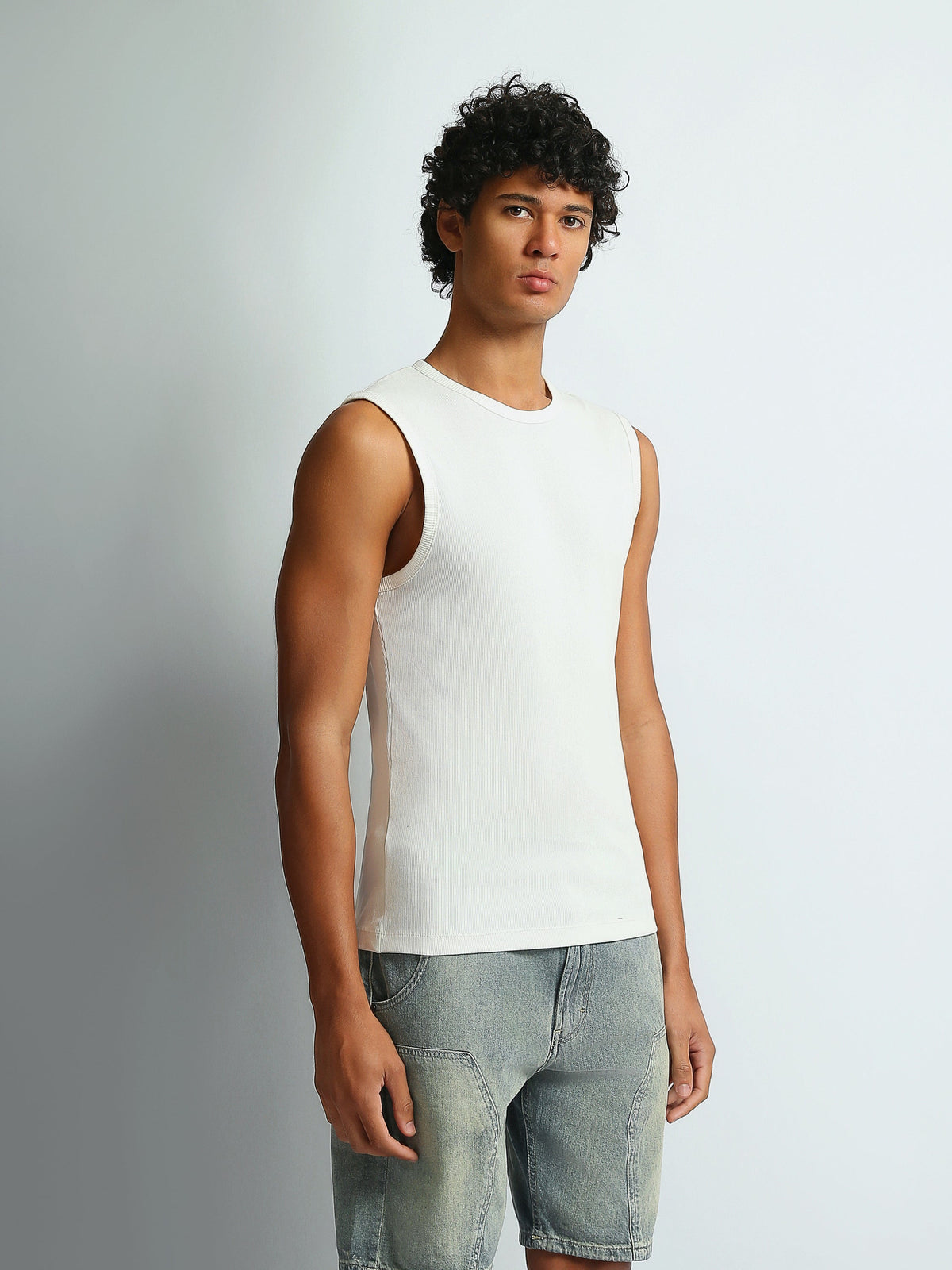 Débardeur Homme Regular Fit à Col Rond - TNK26S20800002TM1