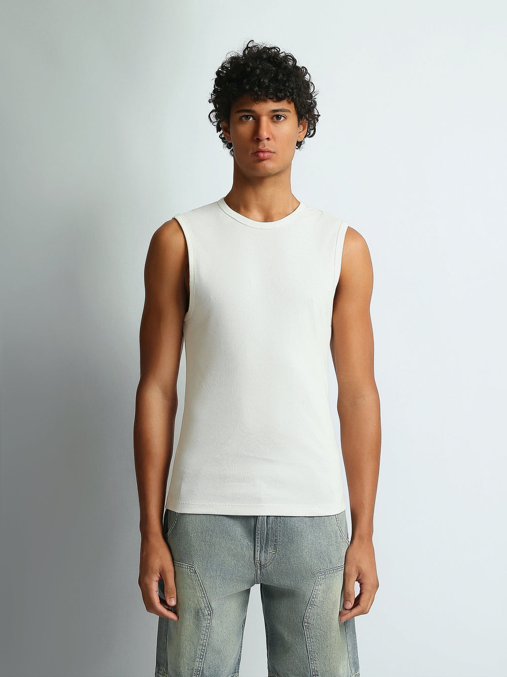 Débardeur Homme Regular Fit à Col Rond - TNK26S20800002TM1