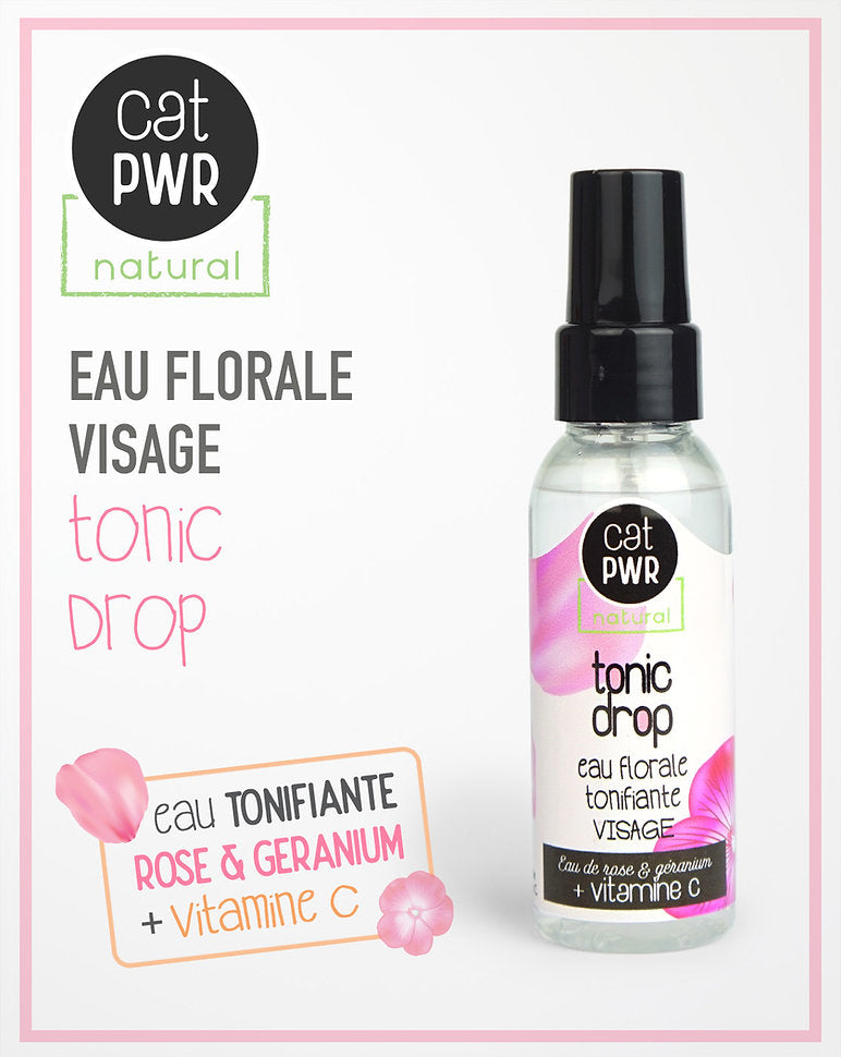TONIC DROP Brume Visage Tonifiante à l'eau de Rose & Vitamine C | UrbanK URBANK