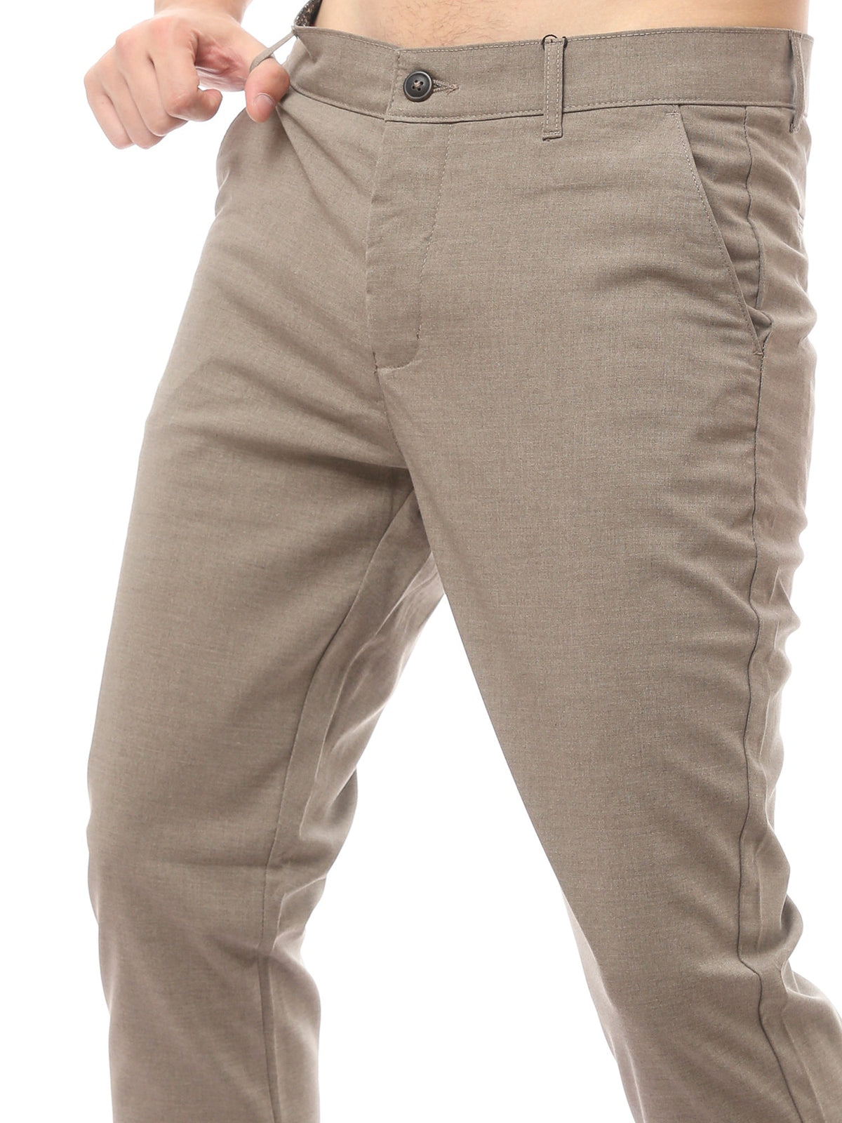Pantalon Homme Coupe Ajustée à Pinces – Style Chic Moderne - TRO22SFGA23575TM1