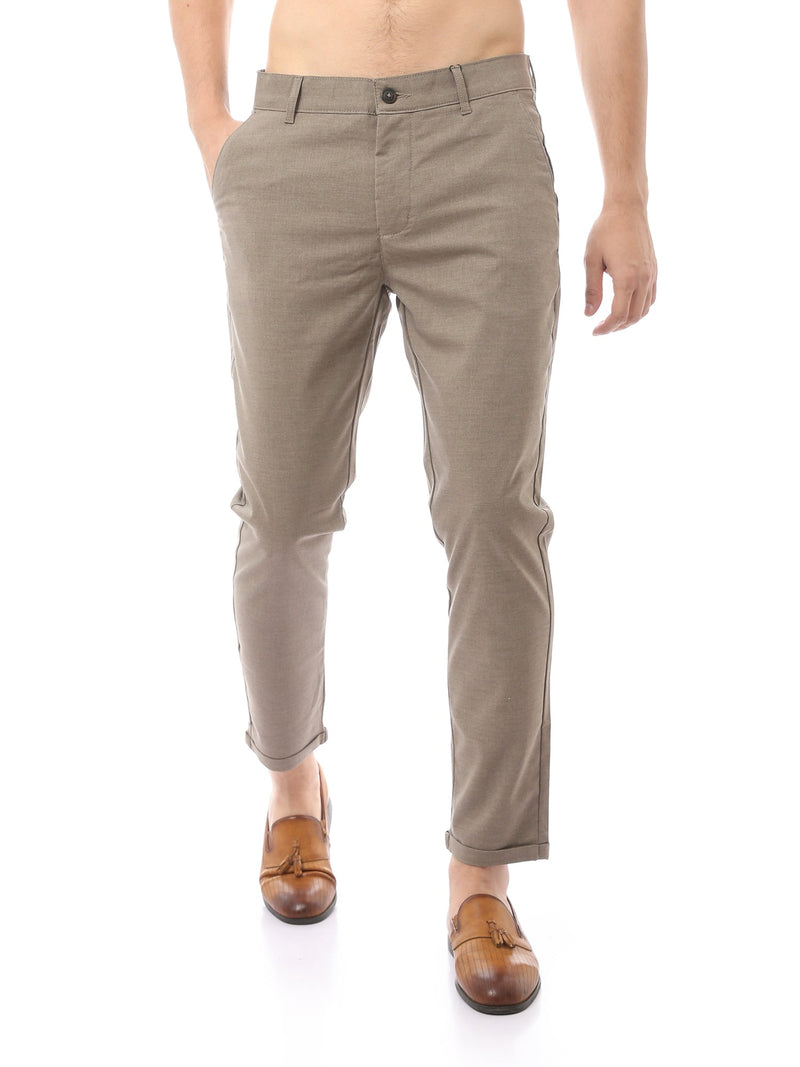 Pantalon Homme Coupe Ajustée à Pinces – Style Chic Moderne - TRO22SFGA23575TM1