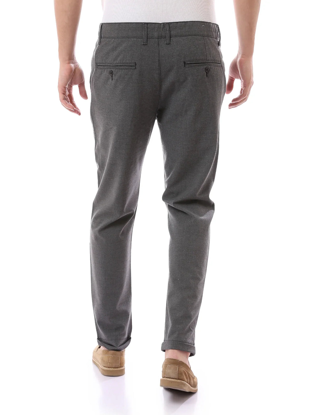 Pantalon Homme Coupe Ajustée à Pinces – Style Chic Moderne - TRO22SFGA23575TM1