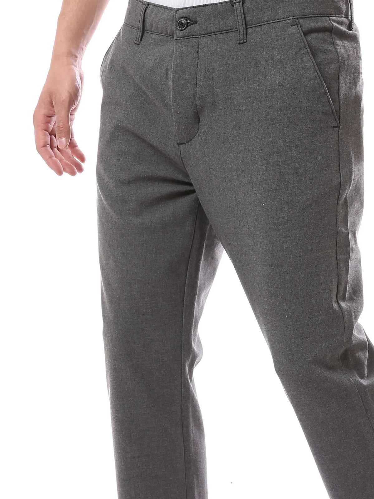 Pantalon Homme Coupe Ajustée à Pinces – Style Chic Moderne - TRO22SFGA23575TM1
