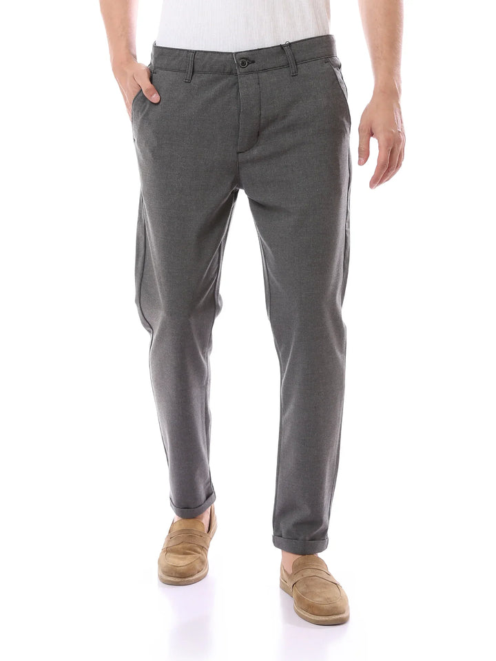 Pantalon Homme Coupe Ajustée à Pinces – Style Chic Moderne - TRO22SFGA23575TM1