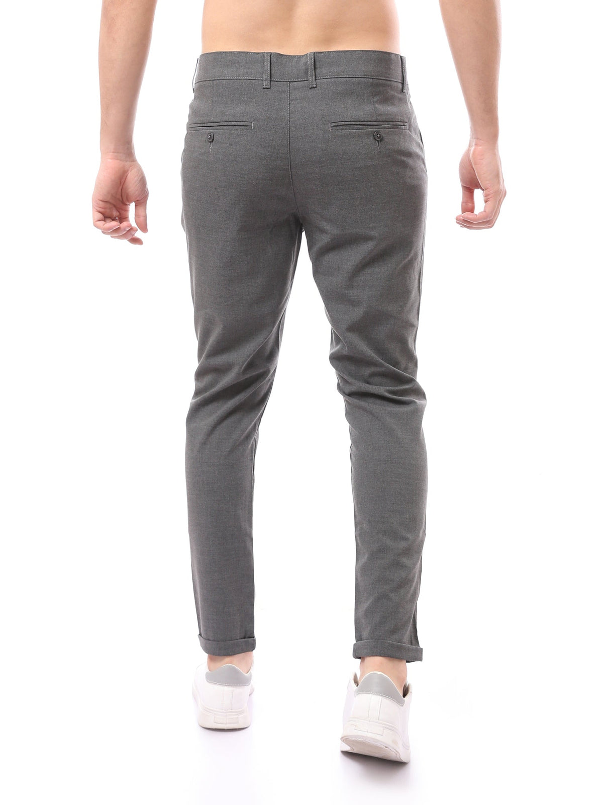 Pantalon Homme Coupe Ajustée à Pinces – Style Chic Moderne - TRO22SFGA23575TM1