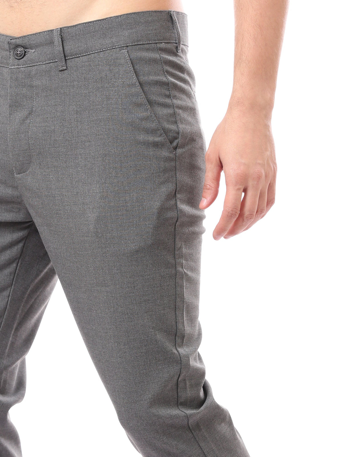 Pantalon Homme Coupe Ajustée à Pinces – Style Chic Moderne - TRO22SFGA23575TM1