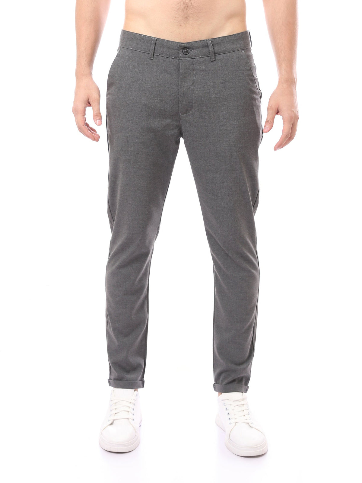 Pantalon Homme Coupe Ajustée à Pinces – Style Chic Moderne - TRO22SFGA23575TM1
