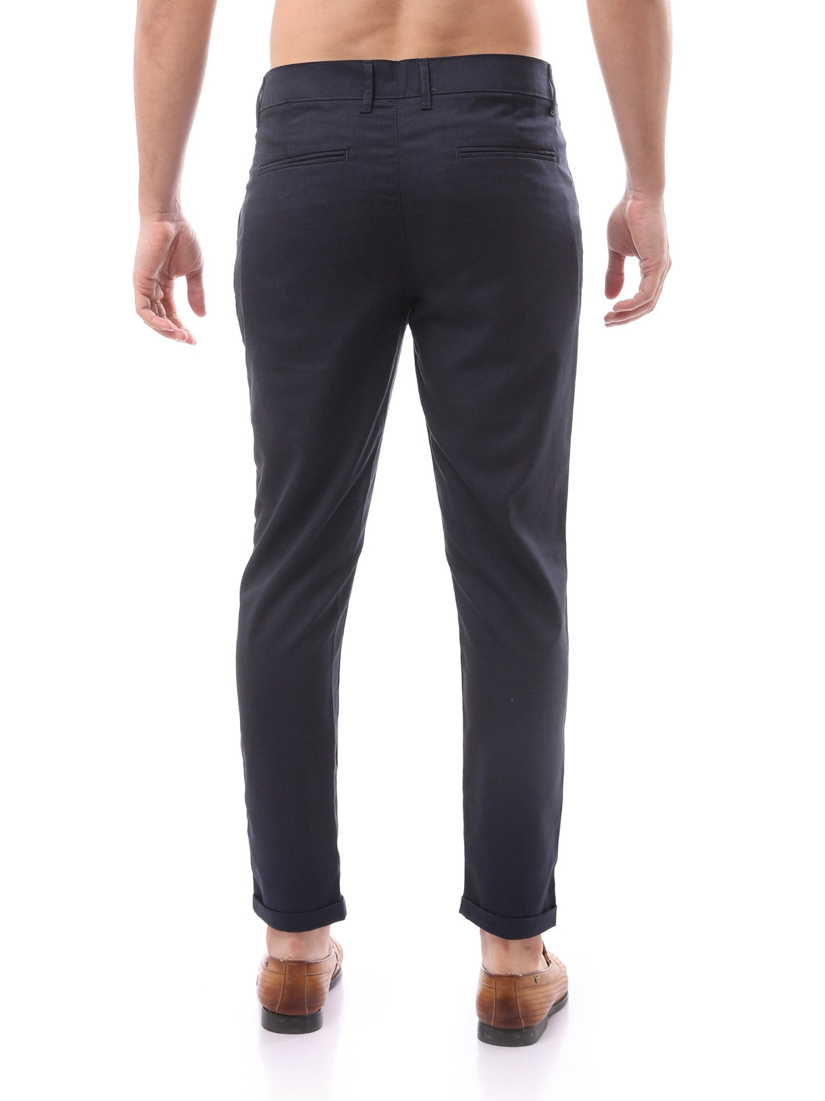 Pantalon Homme Élégant Coupe Ajustée à Pinces - TRO22SFGA23576TM1
