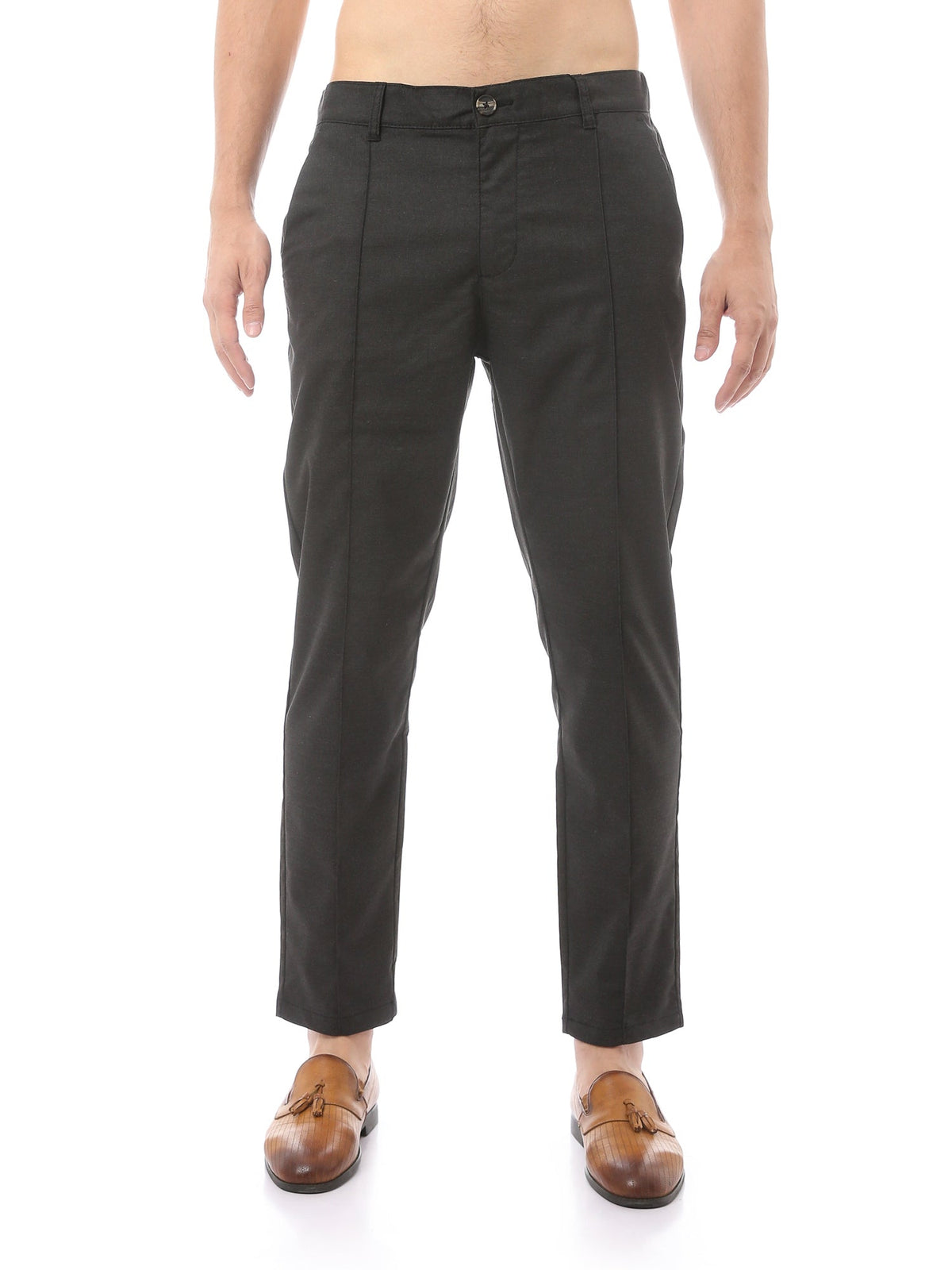 Pantalon Homme Coupe Droite à Pinces – Style Chic Moderne - TRO23SXKX23584TM1