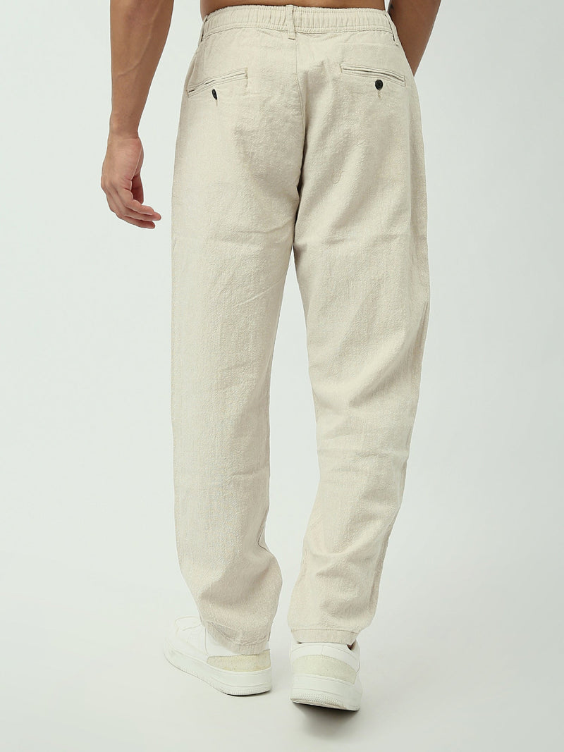 Pantalon Homme Décontracté à Taille Ajustable et Coupe Ample - TRO24SLKC23590TM1