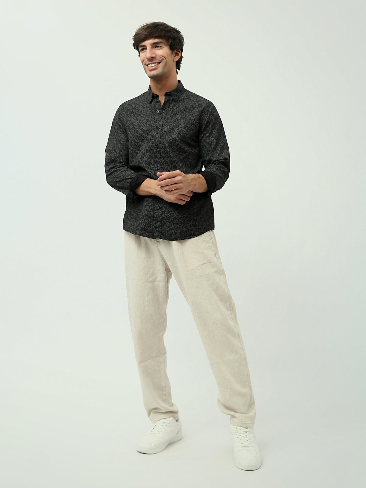 Pantalon Homme Décontracté à Taille Ajustable et Coupe Ample - TRO24SLKC23590TM1
