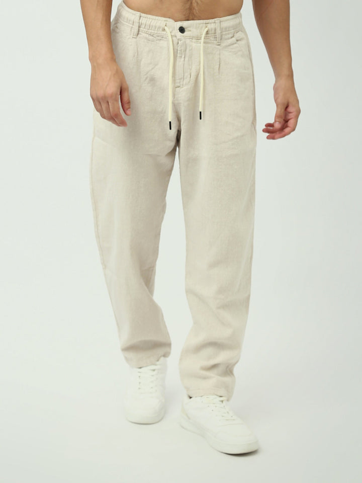Pantalon Homme Décontracté à Taille Ajustable et Coupe Ample - TRO24SLKC23590TM1