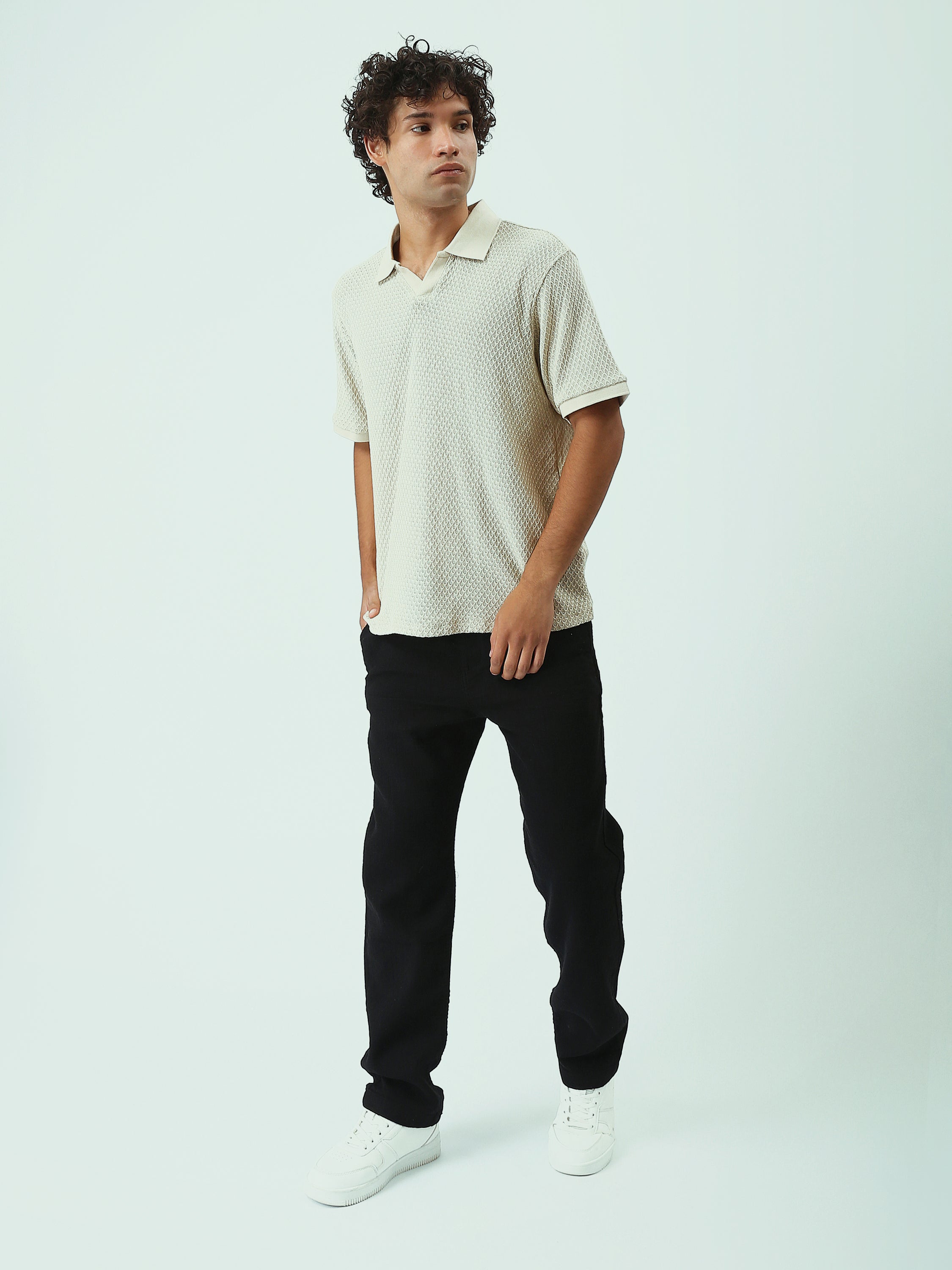 بنطلون رجالي بقصّة مريحة – ستايل كاجوال ومتعدد الاستخدامات - TRO25SLKR23586TM1