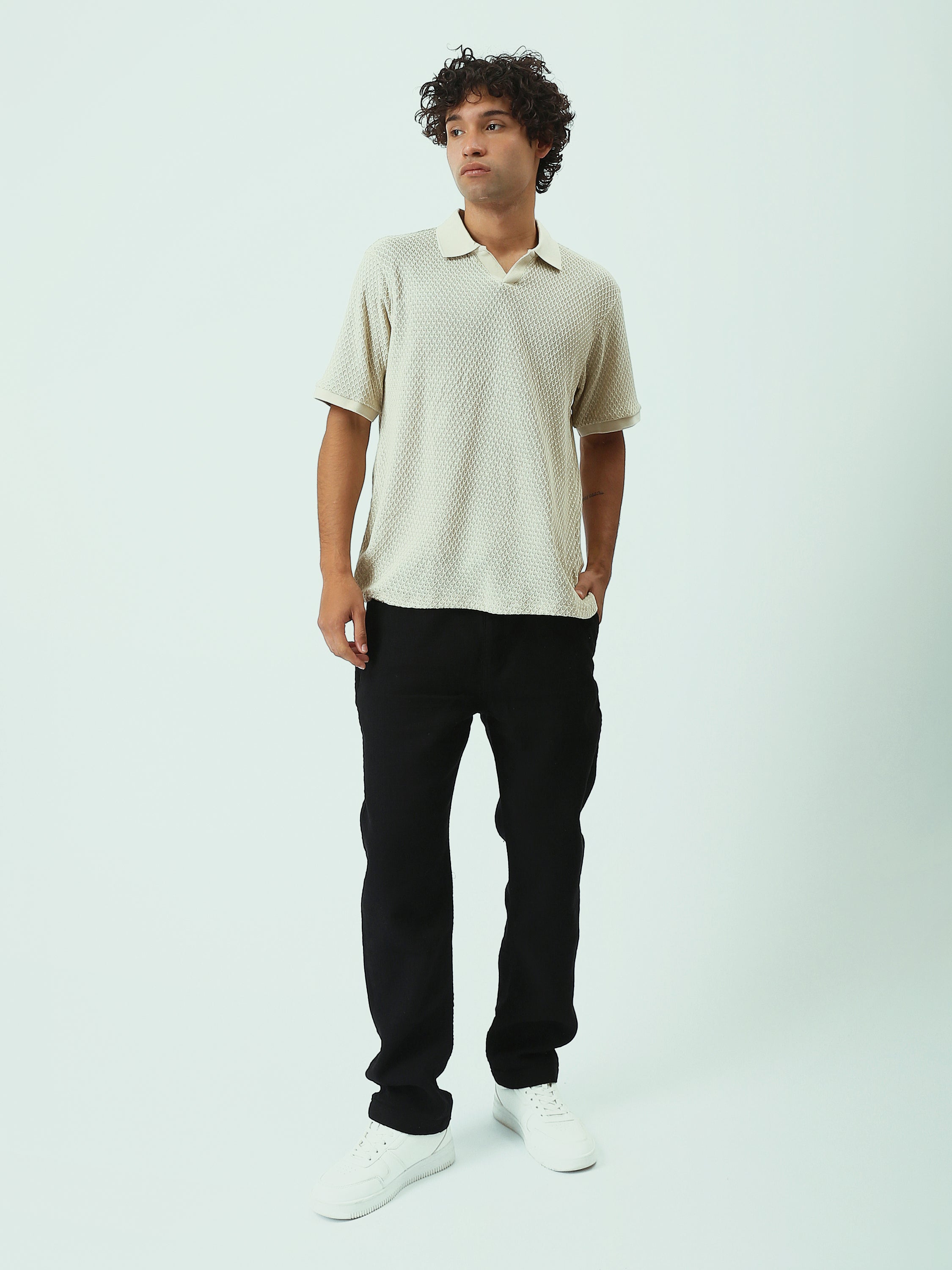 بنطلون رجالي بقصّة مريحة – ستايل كاجوال ومتعدد الاستخدامات - TRO25SLKR23586TM1