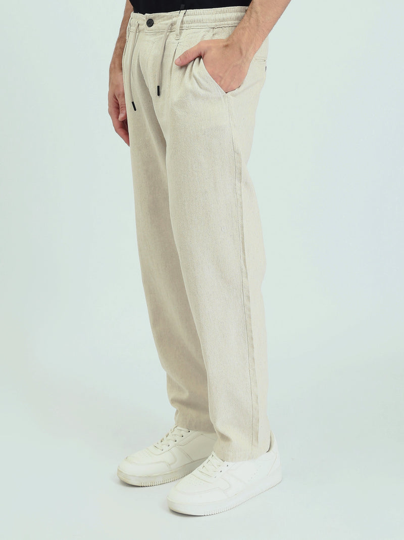 Pantalon homme en tissu au design moderne avec ceinture ajustable – TRO25SLKR23589TM1