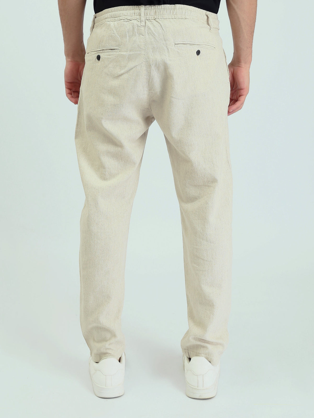 Pantalon homme en tissu au design moderne avec ceinture ajustable – TRO25SLKR23589TM1