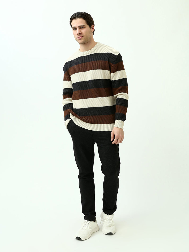 Pantalon Homme Élégant à Motif Texturé – Coupe Moderne - TRO25WCKC23600TM1