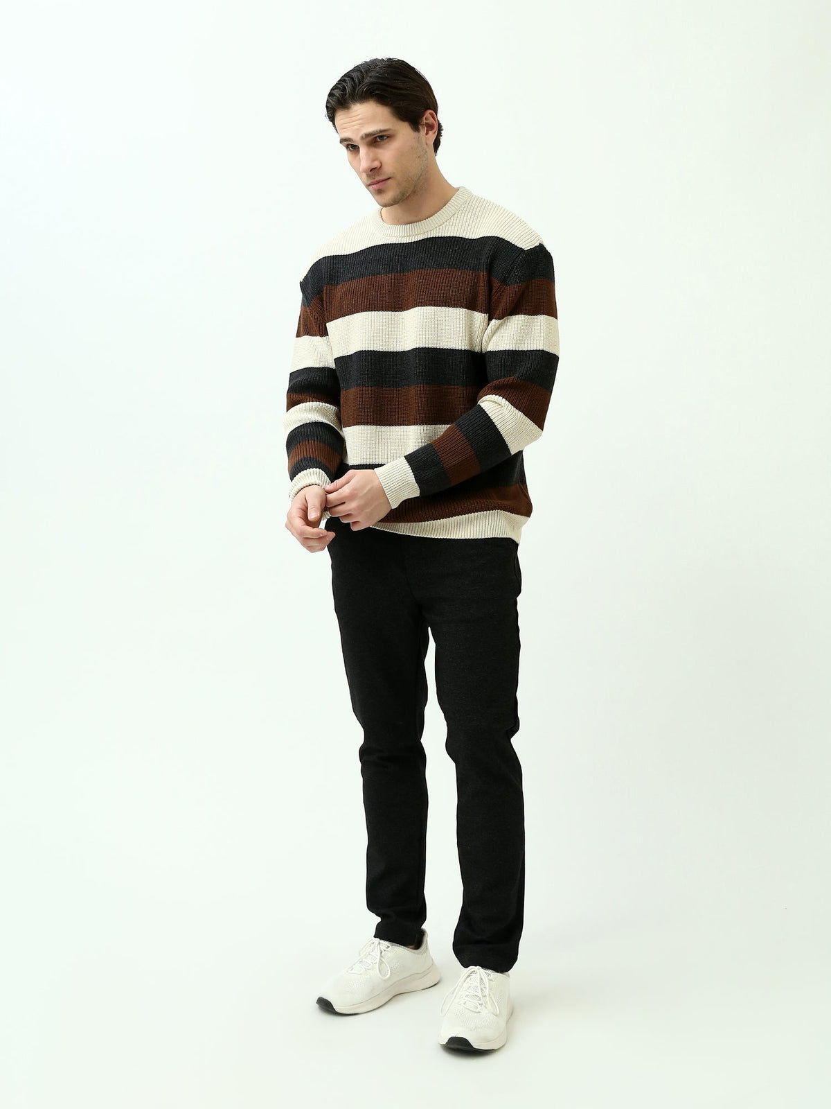 Pantalon Homme Élégant à Motif Texturé – Coupe Moderne - TRO25WCKC23600TM1