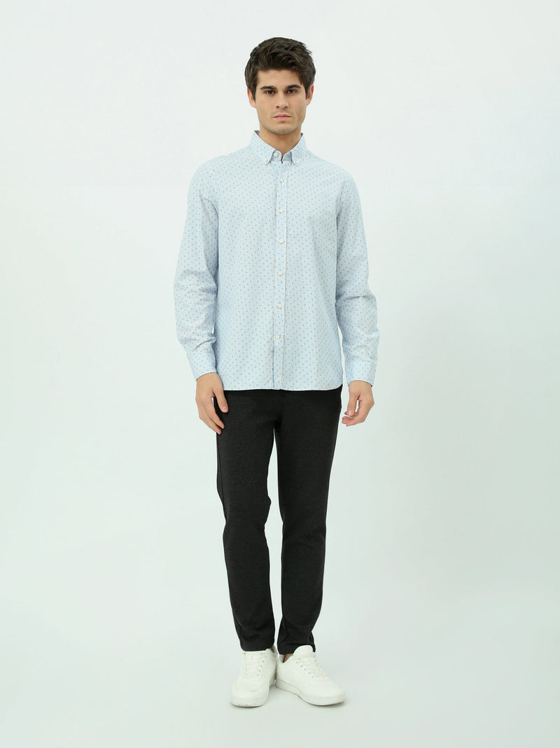 Pantalon Homme Élégant à Motif Texturé – Coupe Moderne - TRO25WCKC23600TM1