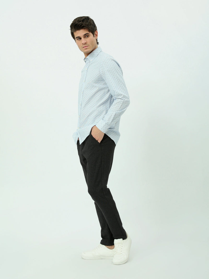 Pantalon Homme Élégant à Motif Texturé – Coupe Moderne - TRO25WCKC23600TM1
