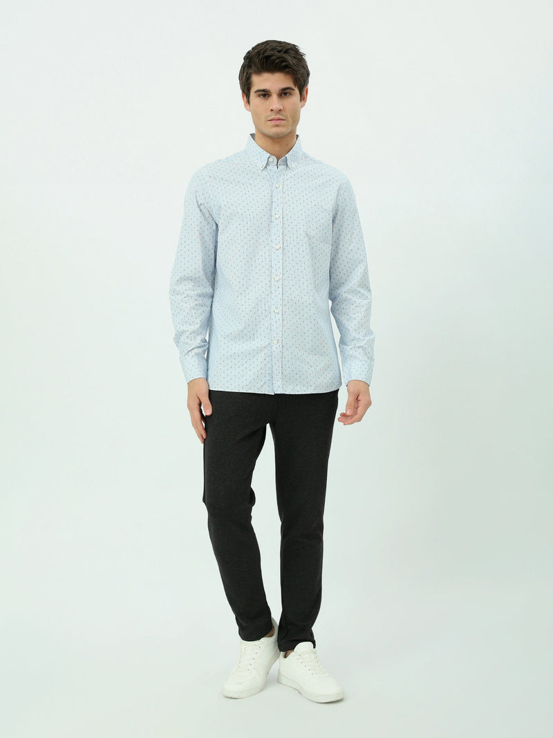 Pantalon Homme Élégant à Motif Texturé – Coupe Moderne - TRO25WCKC23600TM1