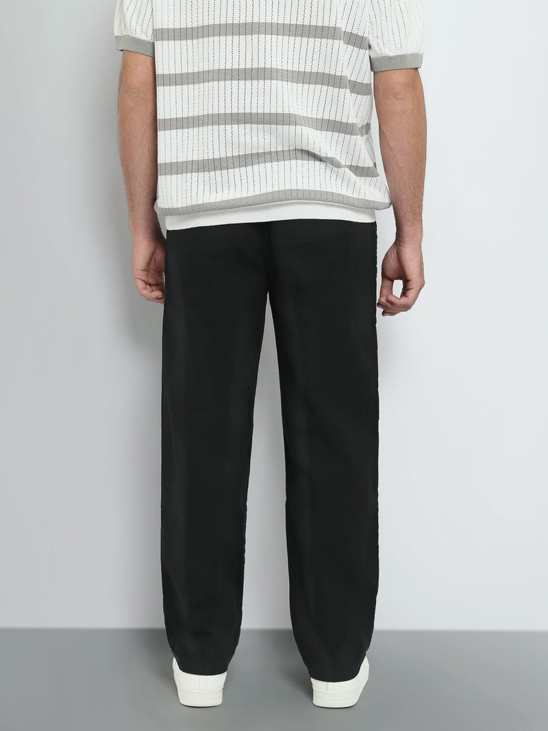 Pantalon Homme Texturé à Coupe Droite – Style Casual Chic - TRO26S23700004TM1