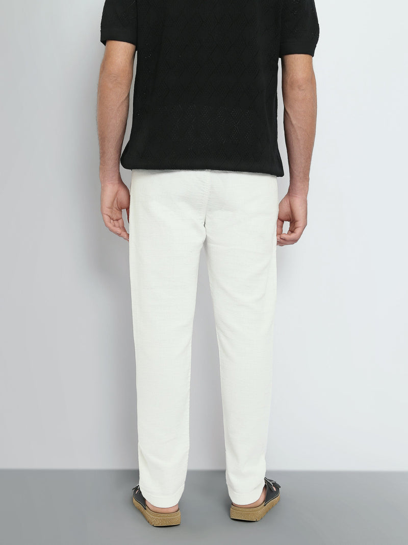 Pantalon Homme Texturé à Coupe Droite – Style Casual Chic - TRO26S23700004TM1