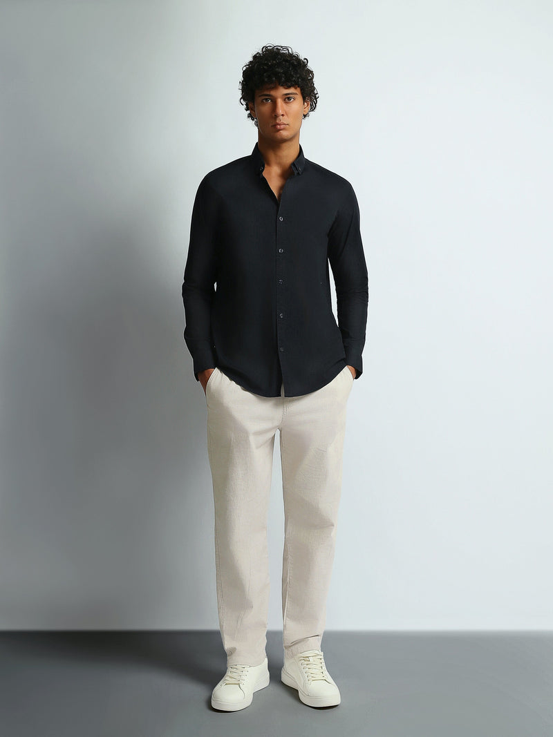 Pantalon Homme Beige à Coupe Droite – Style Casual Chic - TRO26S23700005TM1