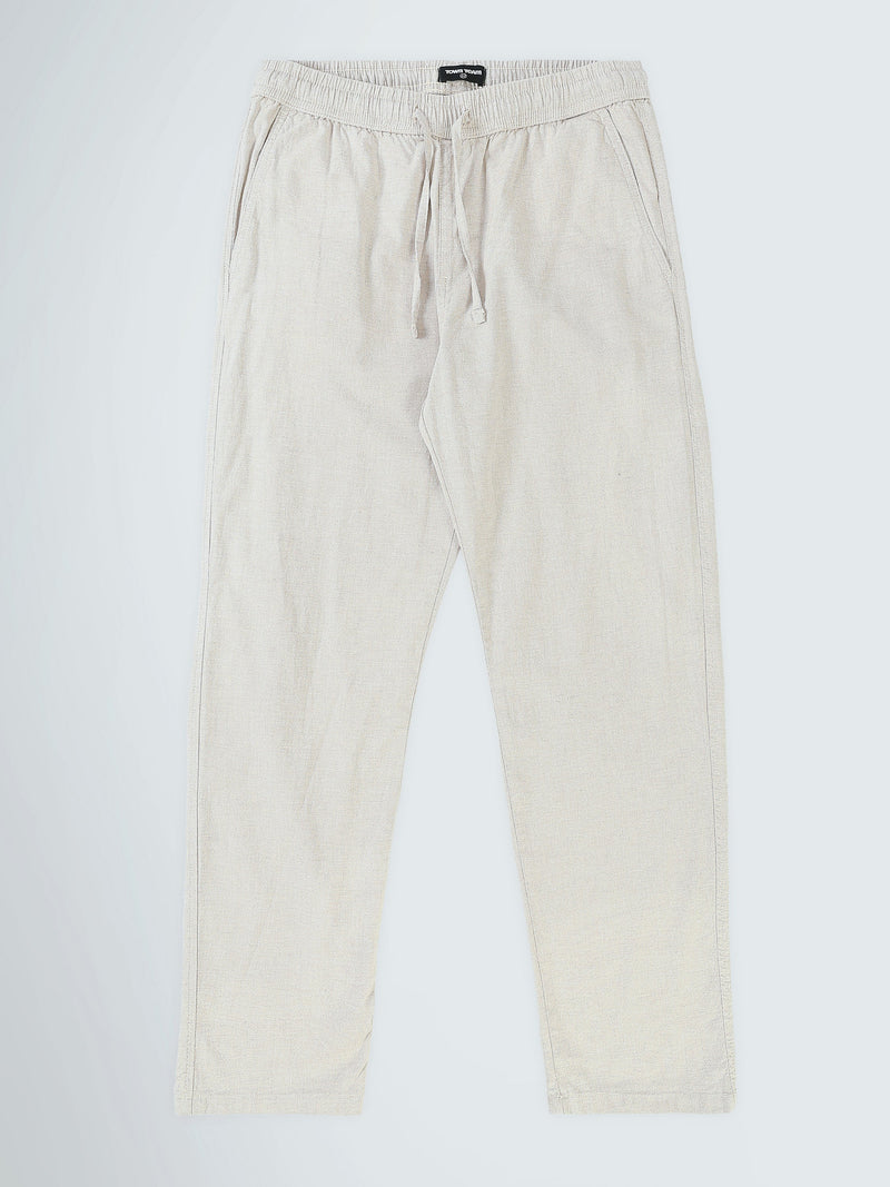Pantalon Homme Beige à Coupe Droite – Style Casual Chic - TRO26S23700005TM1