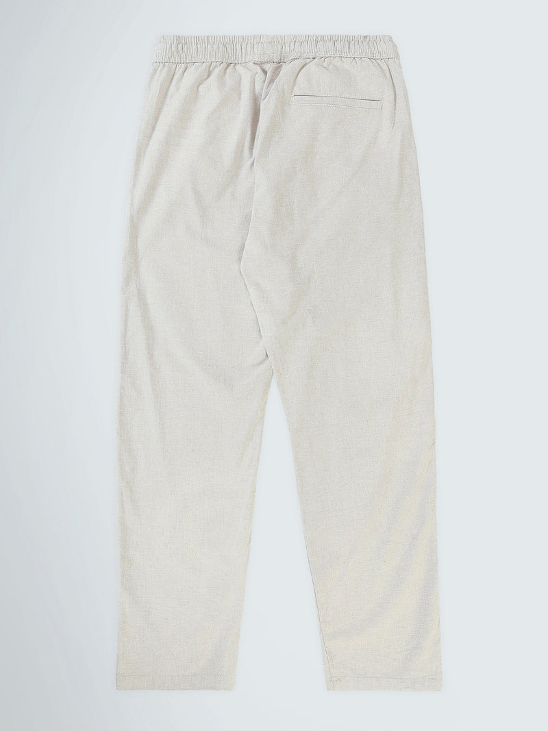 Pantalon Homme Beige à Coupe Droite – Style Casual Chic - TRO26S23700005TM1