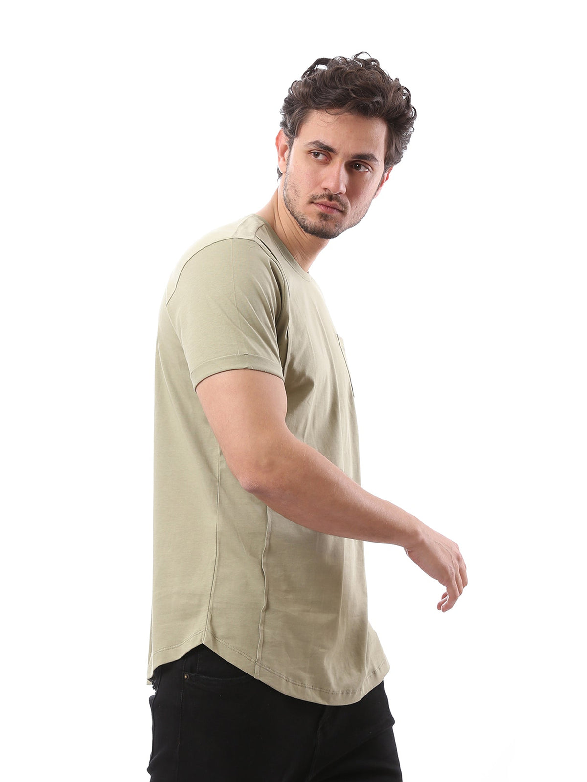 T-shirt Homme Slim Fit à Poche Poitrine – Style Casual Moderne - TSH23SCOT20438TM1