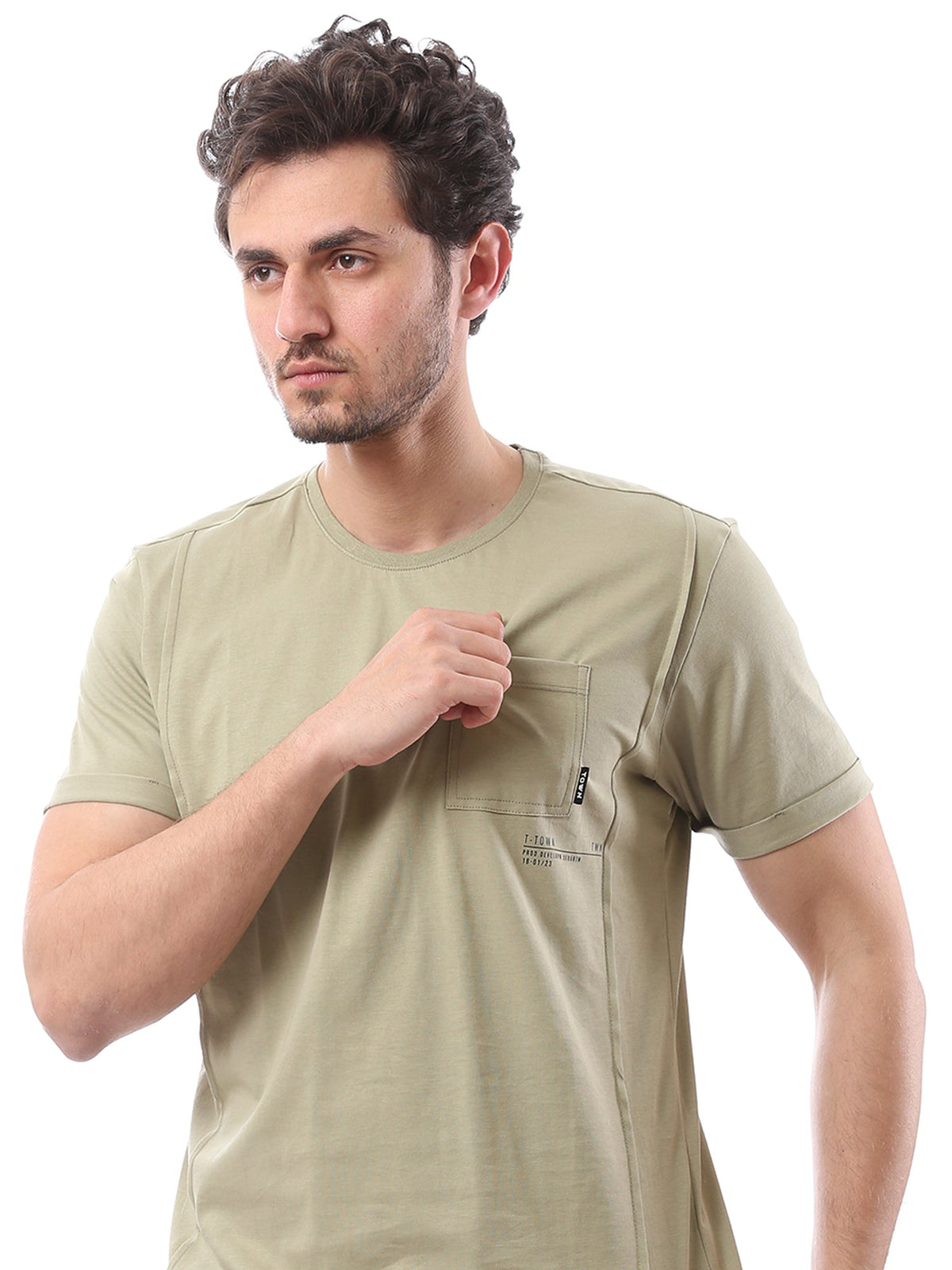 T-shirt Homme Slim Fit à Poche Poitrine – Style Casual Moderne - TSH23SCOT20438TM1