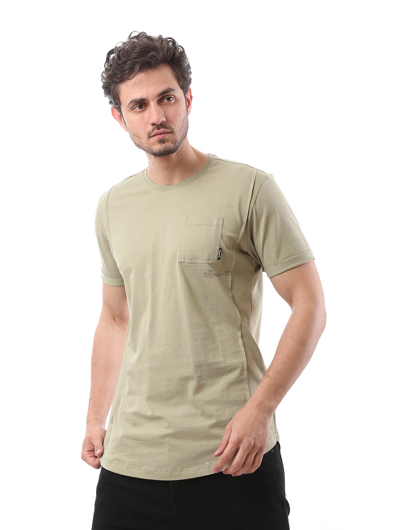 T-shirt Homme Slim Fit à Poche Poitrine – Style Casual Moderne - TSH23SCOT20438TM1