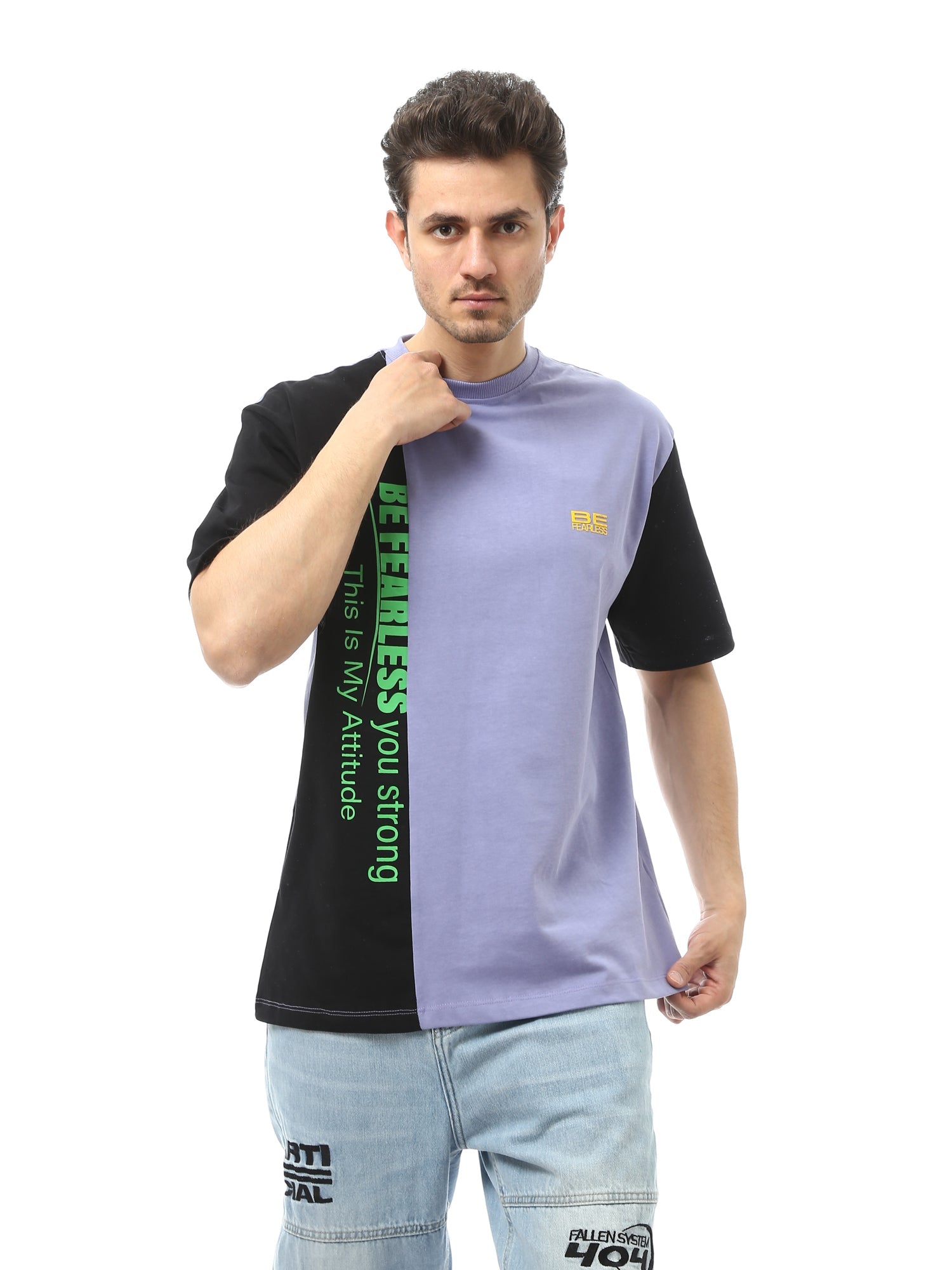 T-shirt Oversized Homme – Design Moderne et Attitude - TSH23SCRO20782TM1