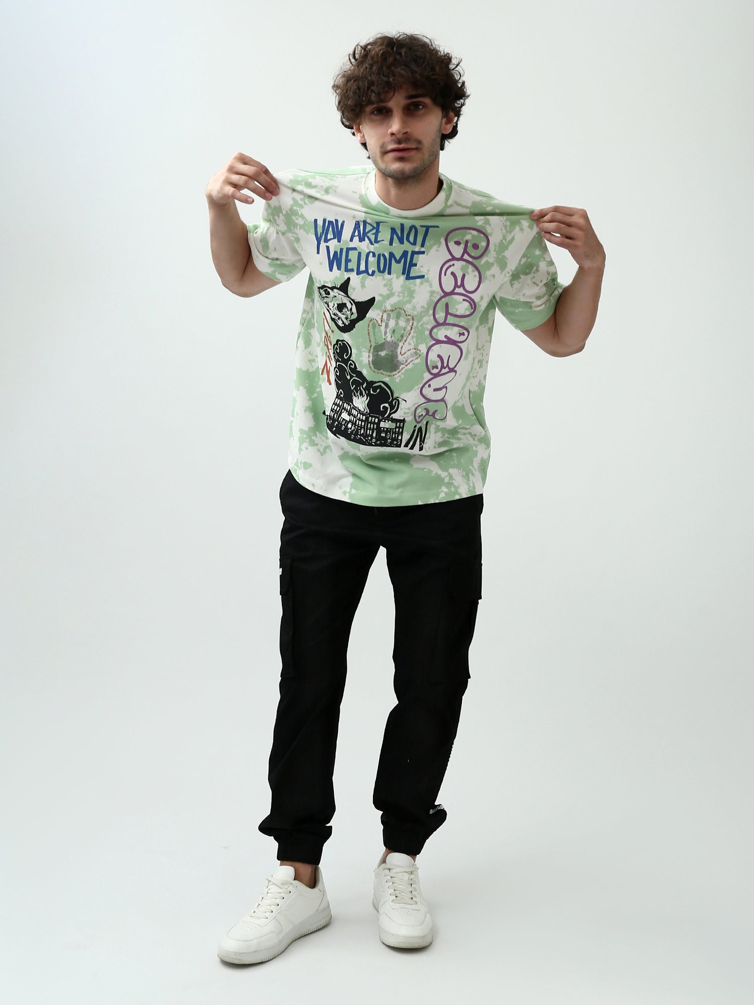 T-shirt pour homme à manches courtes avec impression distinctive - TSH24SARO20130TM1
