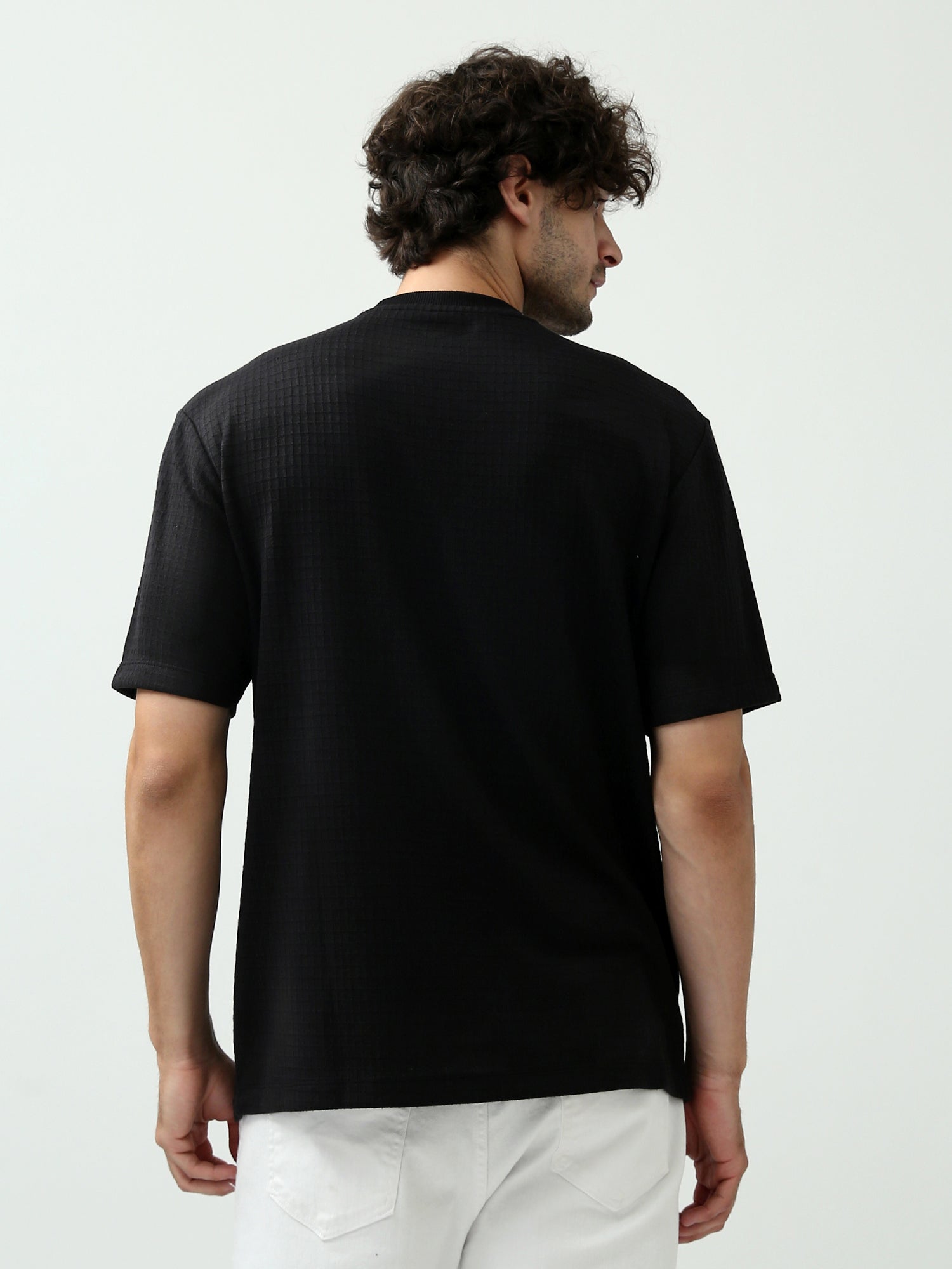 T-shirt pour homme noir élégant - TSH24SBRO20010TM1