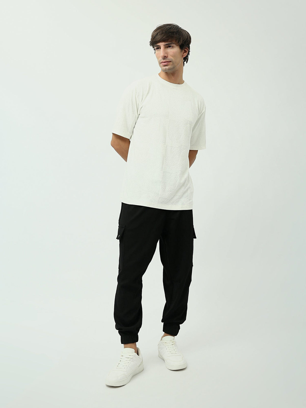 T-shirt Homme Texturé – Design Élégant – TSH24SBRO20084TM1