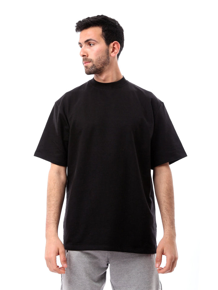 T-shirt pour homme noir simple - TSH24SBRO20178TM1
