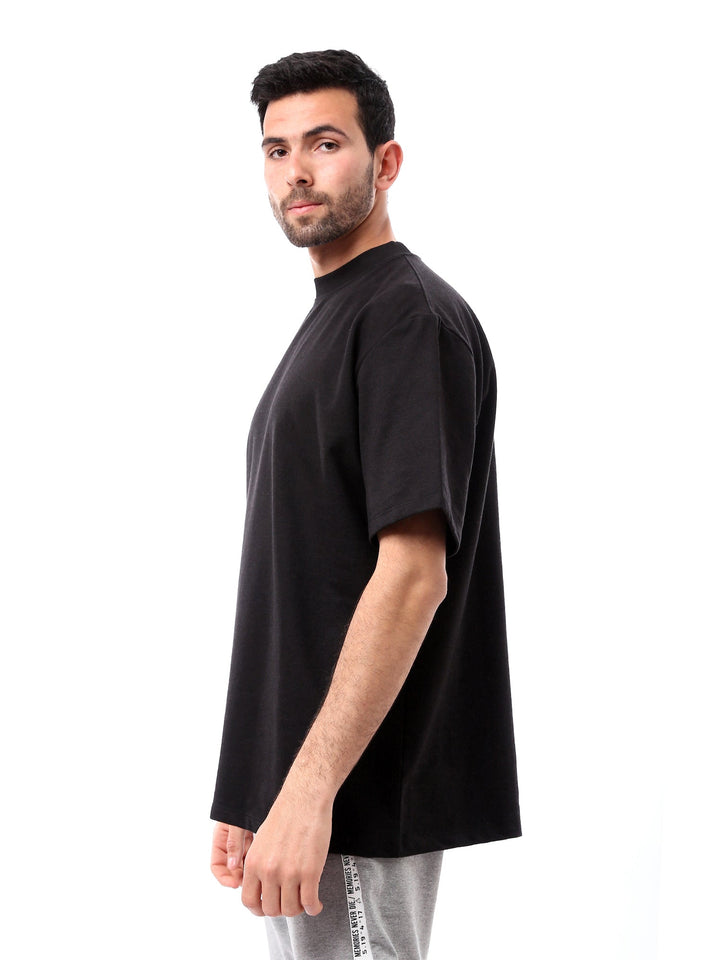 T-shirt pour homme noir simple - TSH24SBRO20178TM1