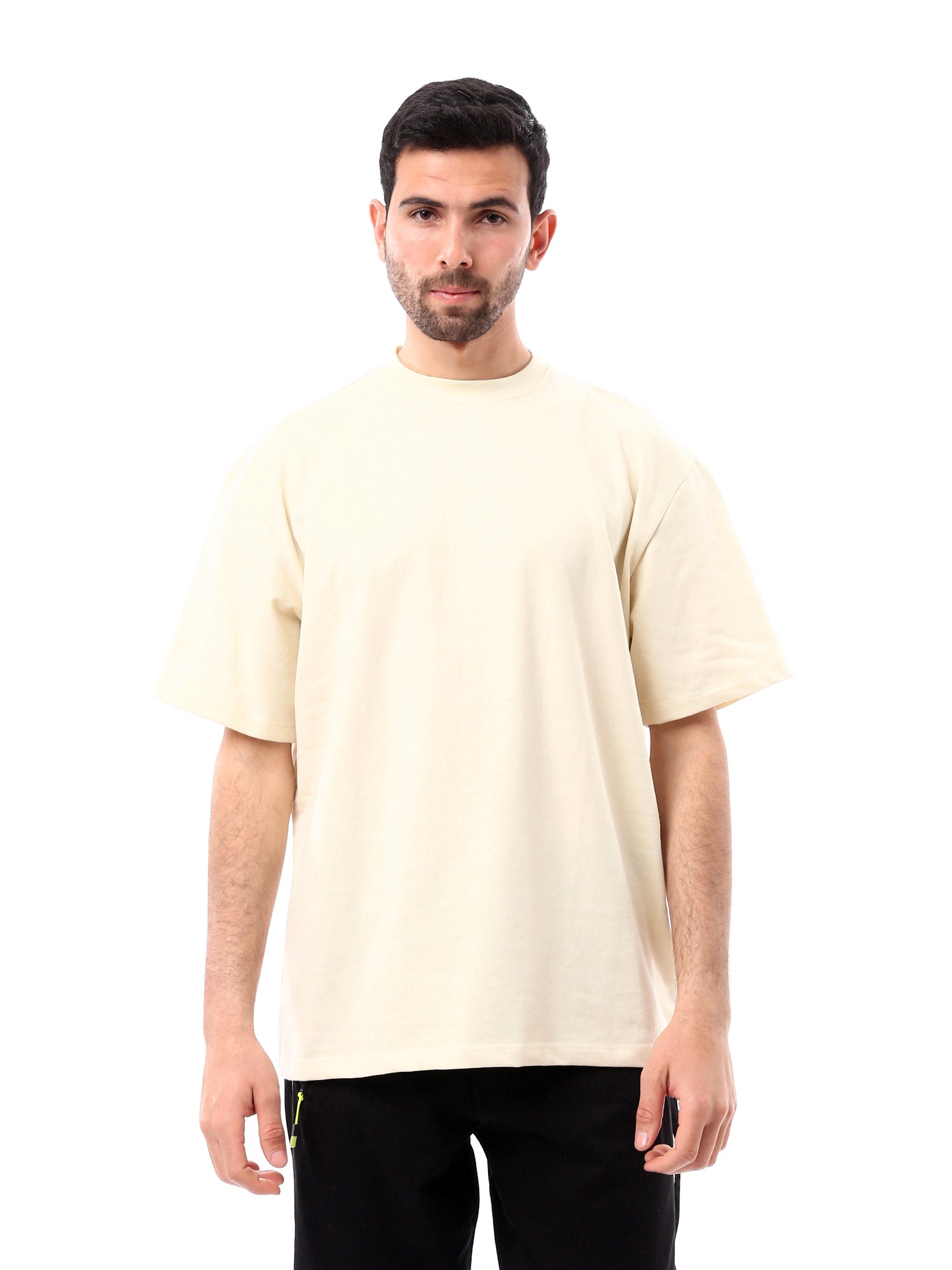 T-shirt pour homme noir simple - TSH24SBRO20178TM1