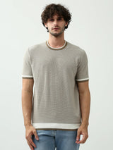 T-shirt pour homme décoré de rayures - TSH24SKRS20950TM1