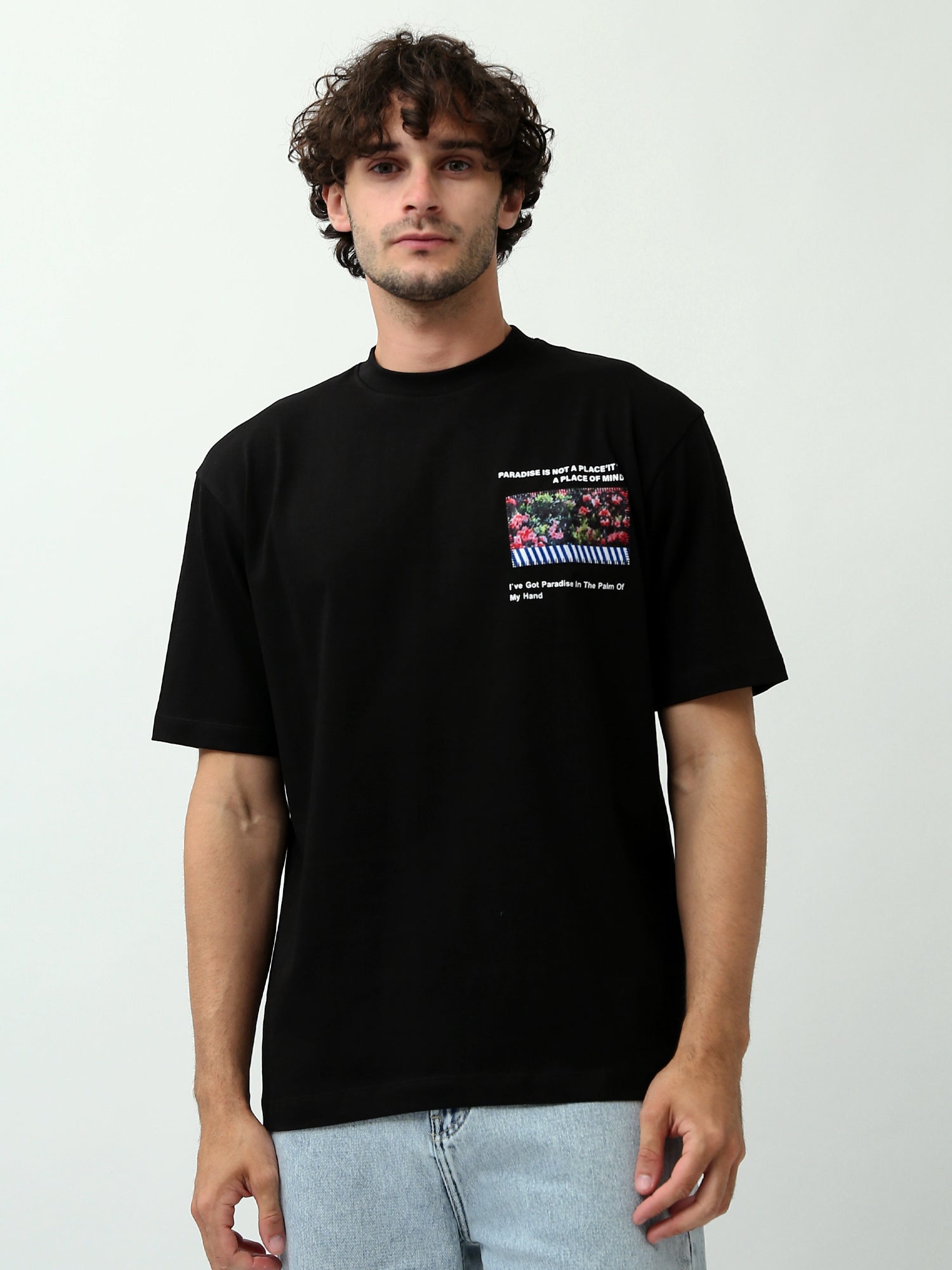 T-shirt homme design moderne avec imprimé artistique - TSH24SPRO20028TM1