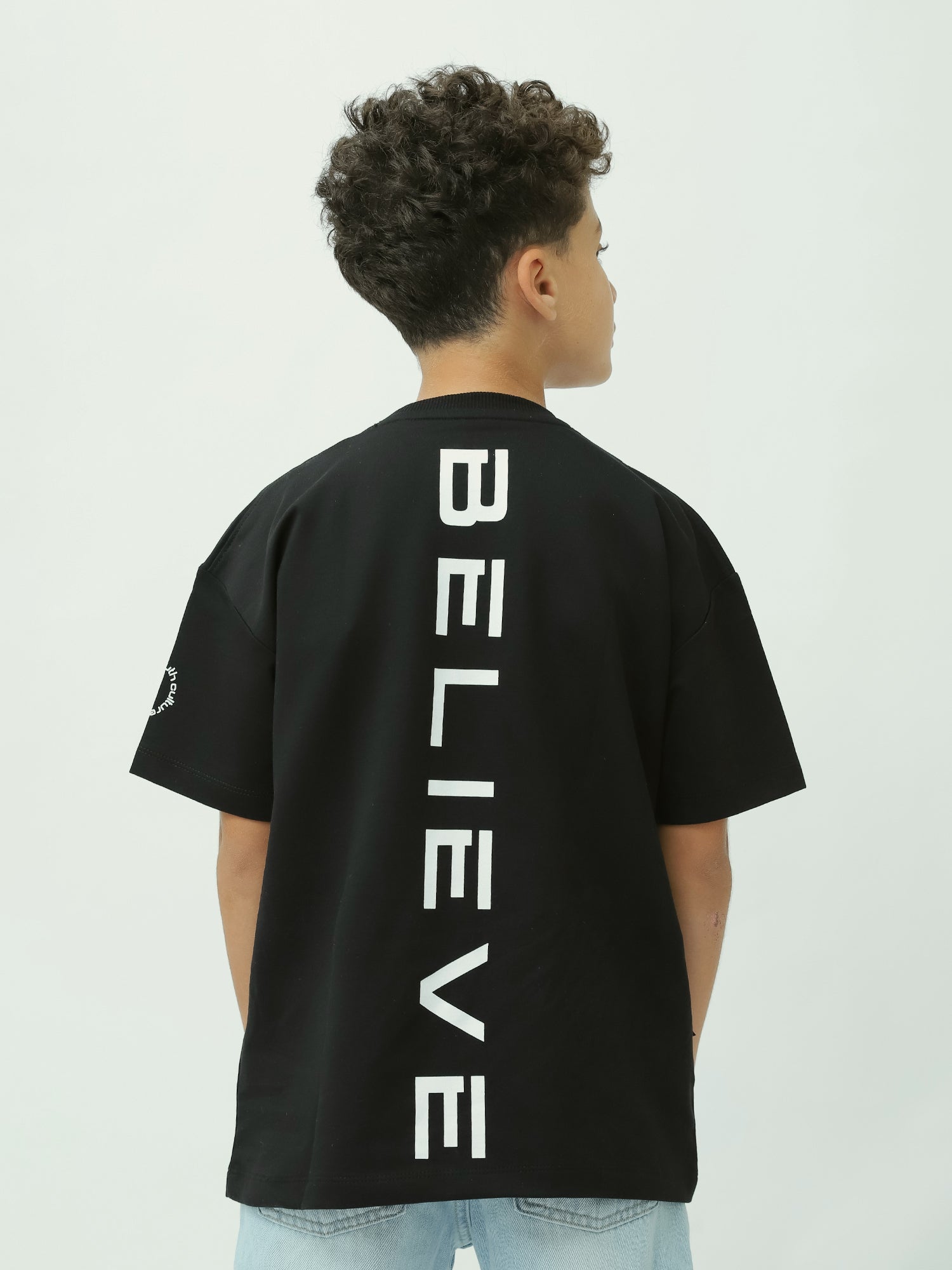 T-shirt Enfant Moderne avec Imprimé "BIPOLAR" – "TWO SIDES OF EMOTIONS" pour un Look Unique - TSH24SPRO20055TB1